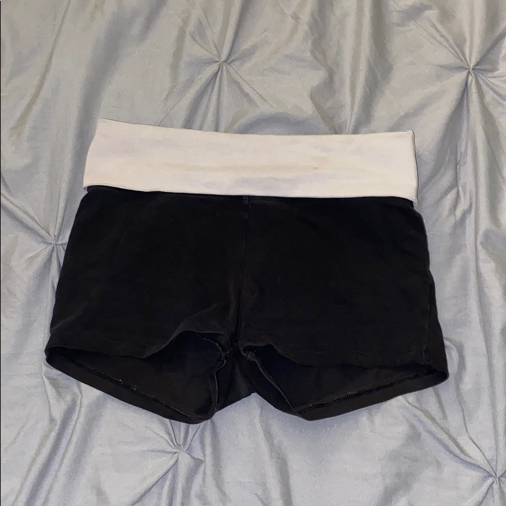 PINK black booty shorts